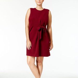 RACHEL Rachel Roy Side-Tie Zippered Shift Dress